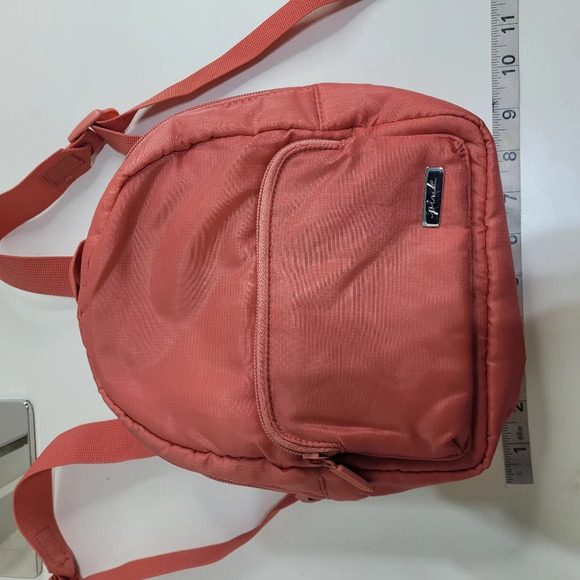 Pink Victoria's Secret Ripstop So Rosy Mini Backpack Bag Great For Travel NWOT - Picture 10 of 12